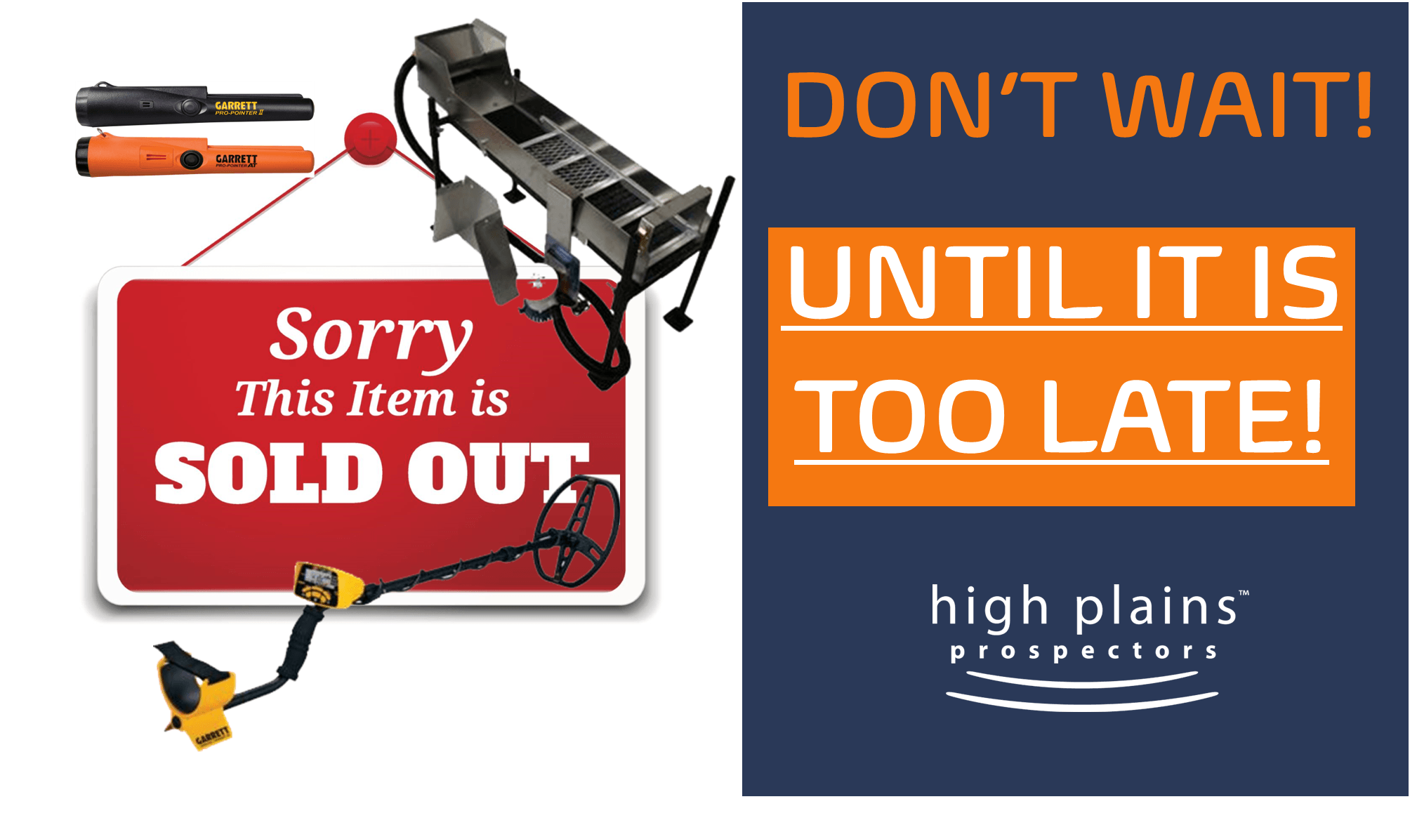 Supply Chain Issues on Metal Detectors and Gold Prospecting Equipment - Order Early or Risk Not Getting Your Items for The Holiday!