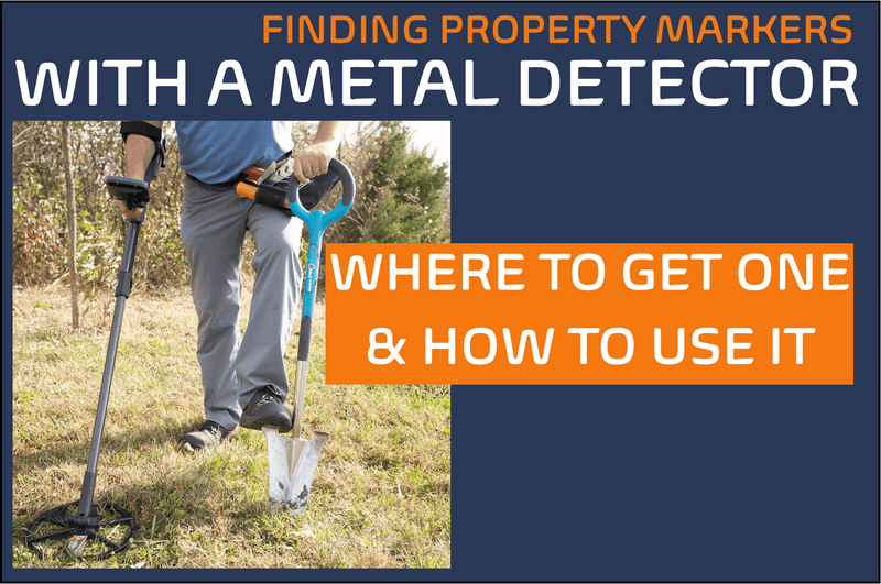 FAQ How do I use a metal detector to find property pins/markers