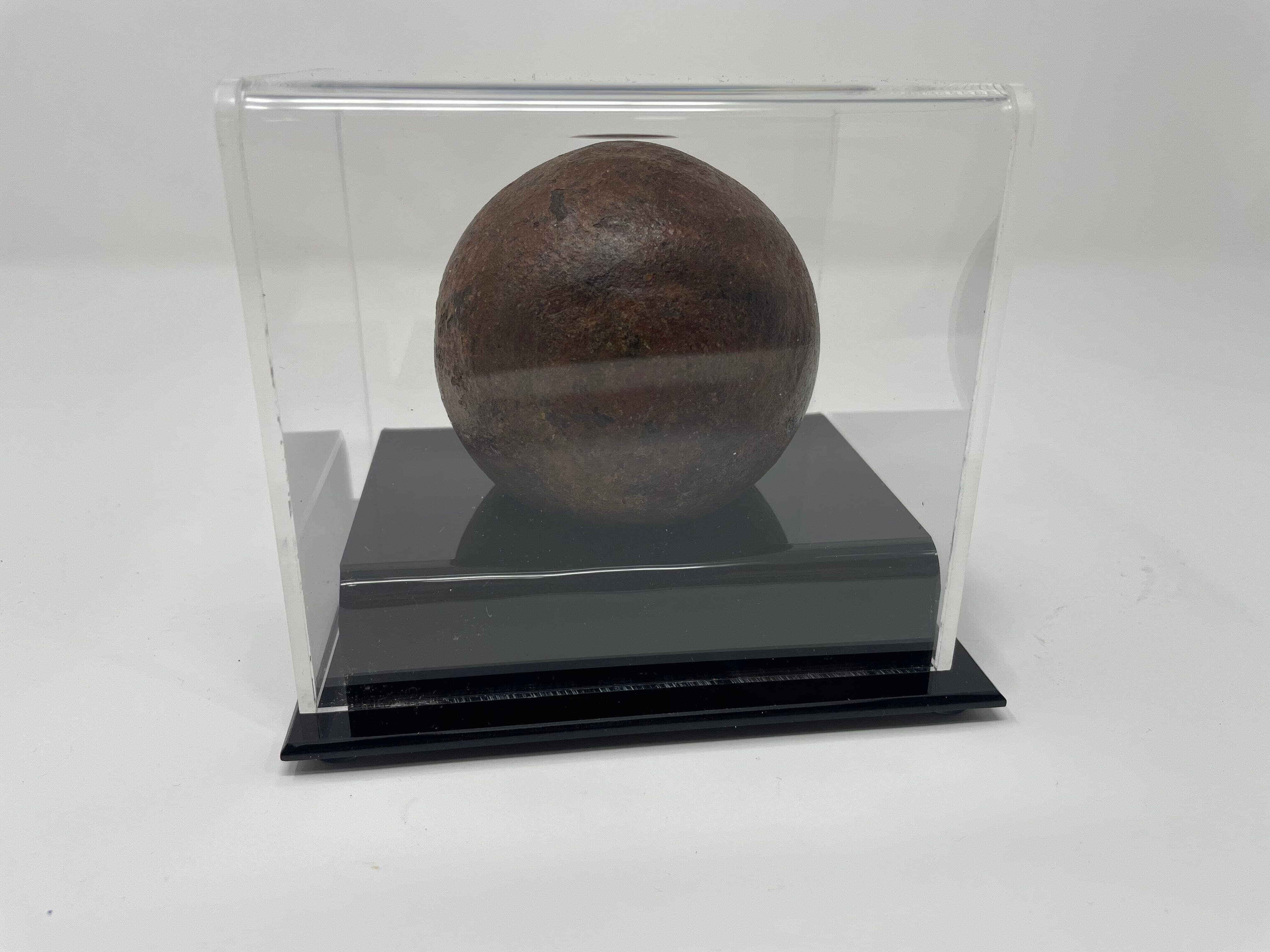 Acrylic Cannon Ball Display Case