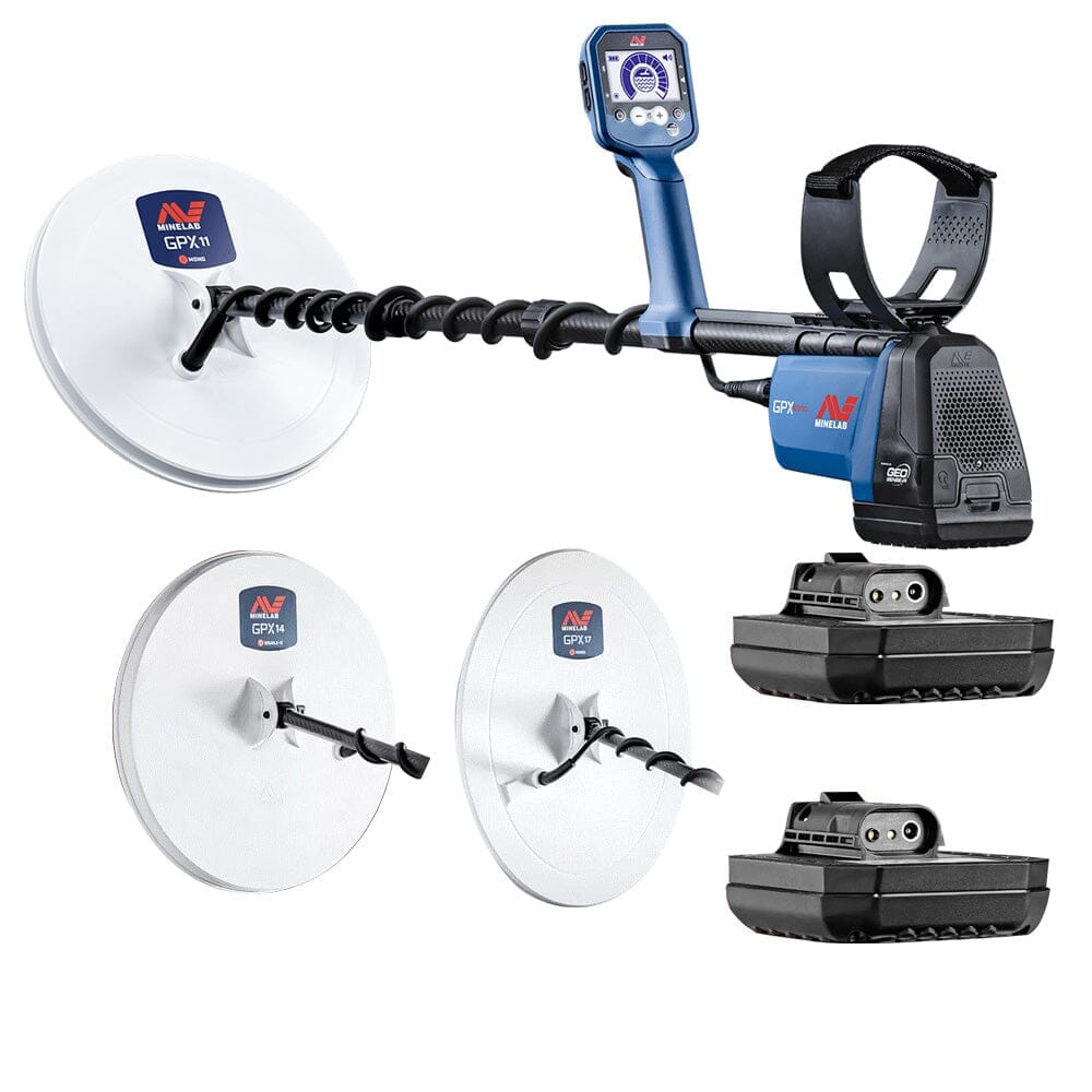 GPX 6000 Metal Detector with 11", 14", and FREE 17 Inch Coil Promo