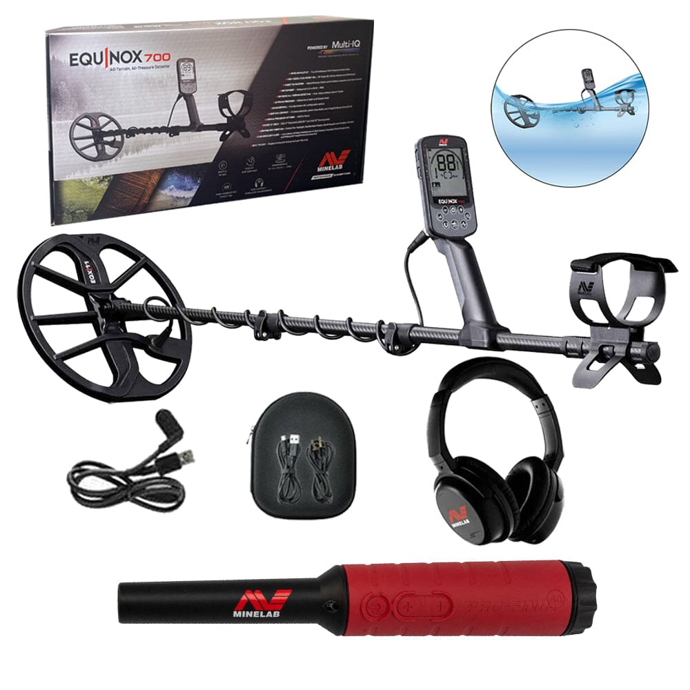 Minelab Equinox 700 Metal Detector and Pro-Find 40 Pinpointer