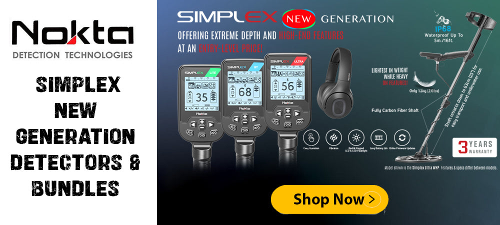 Nokta New Generation Simplex Metal Detectors