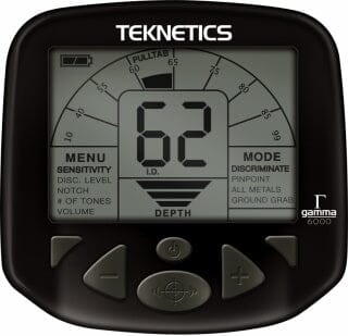 Teknetics Gamma 6000 Metal Detector with 8" concentric coil