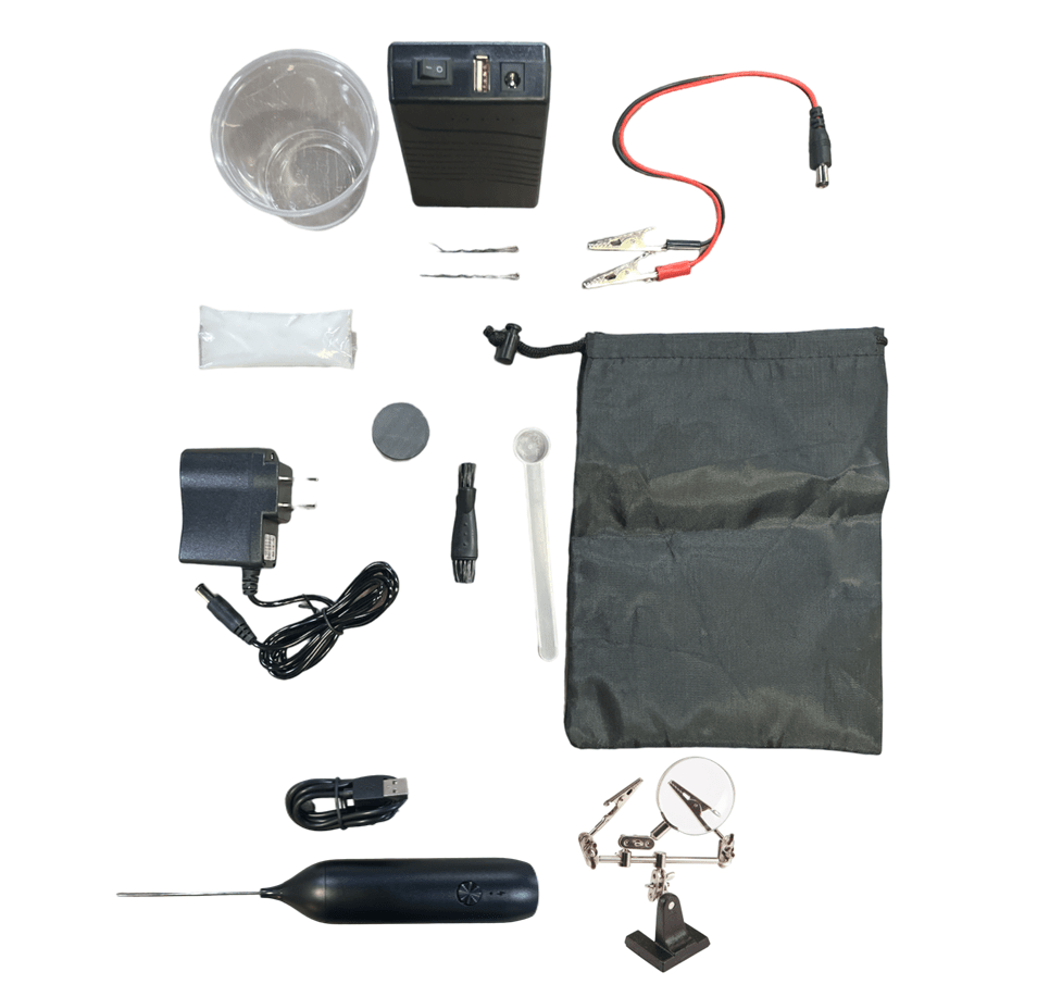 Power Scour Pro Metal Cleaning Electrolysis System with Accessory Set