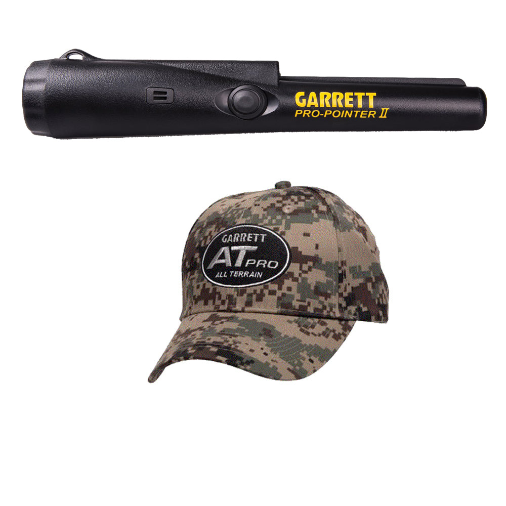 Garrett Pro-Pointer II with AT Pro Camo Cap