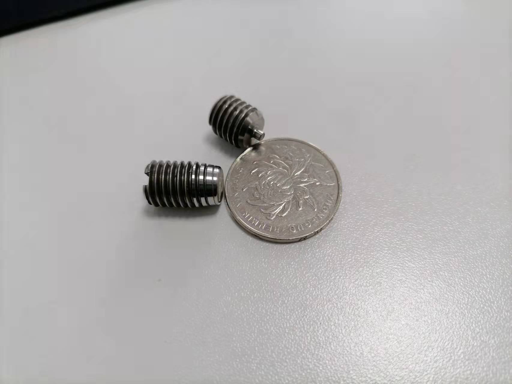 screw options for folding control box, coin for scale