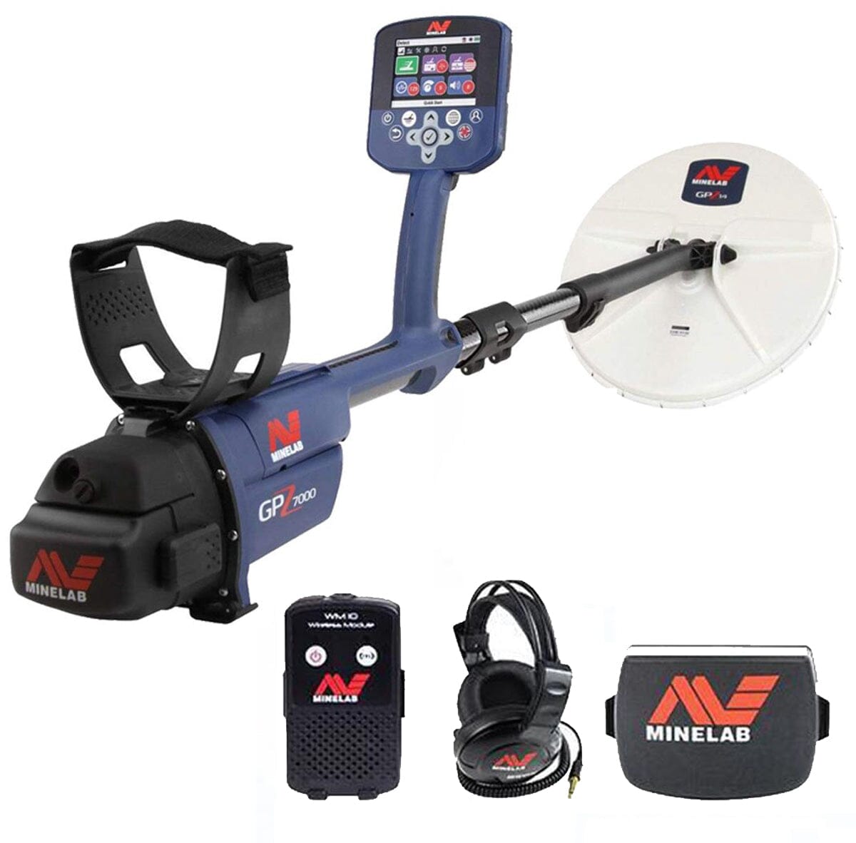 Minelab GPZ 7000 All Terrain Gold Metal Detector and Gold Monster 1000