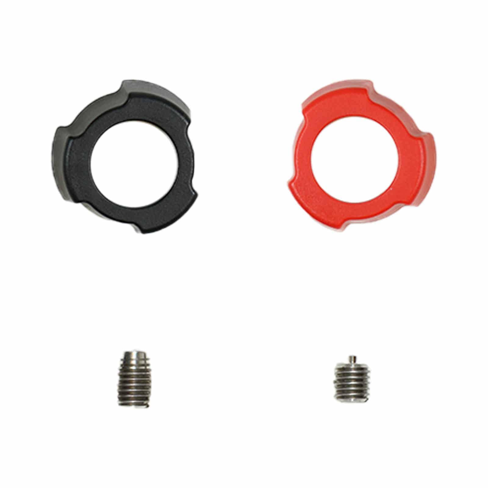 Ring tightener and screw options of folding handle control box adapter for minelab equinox metal detector 