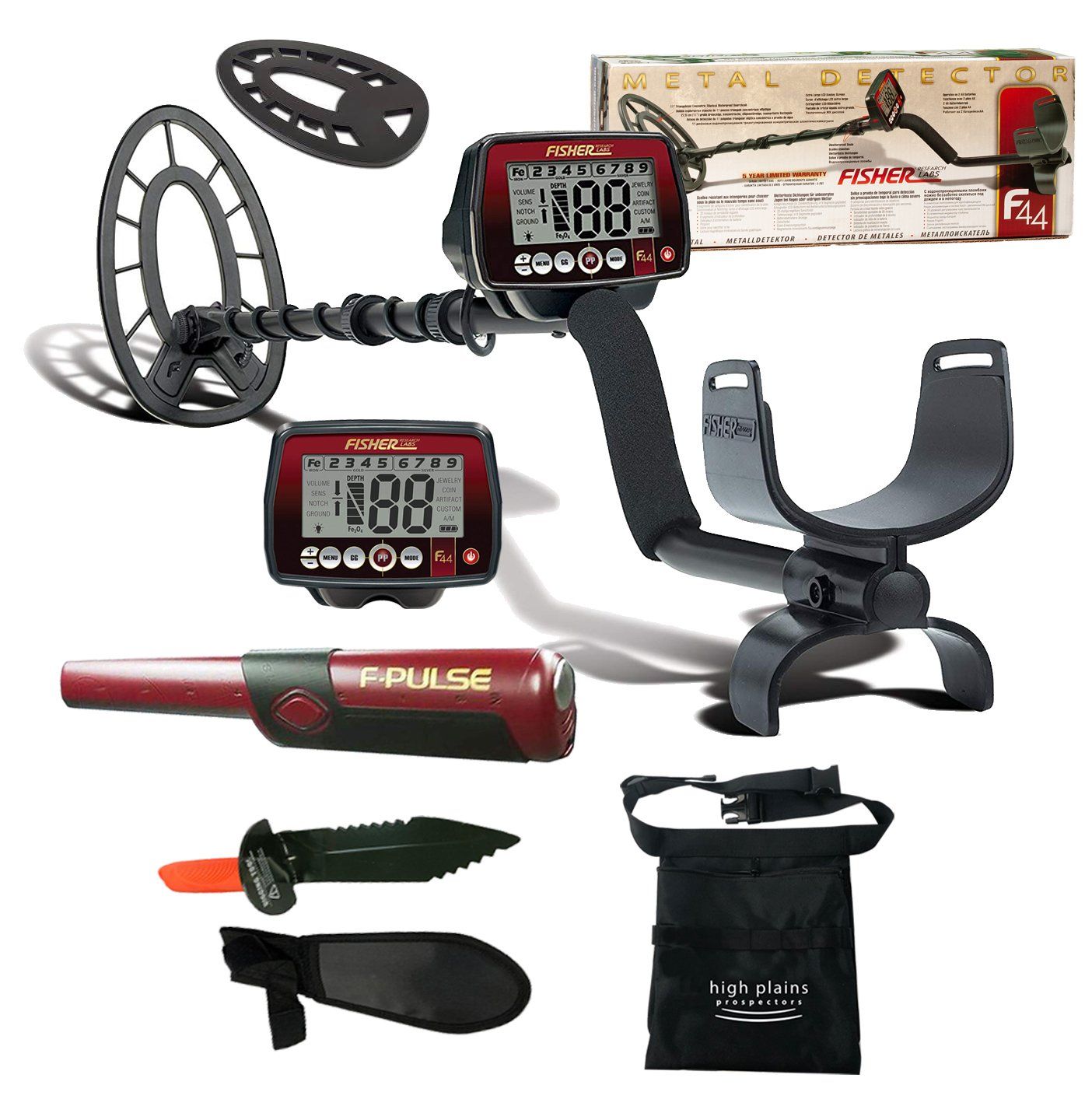 Fisher F44 Metal Detector Discovery Bundle