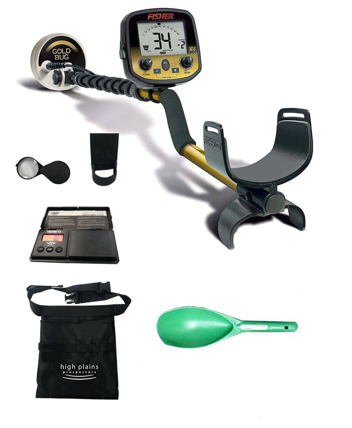 Fisher Gold Bug Pro Metal Detector Bundle with Gear