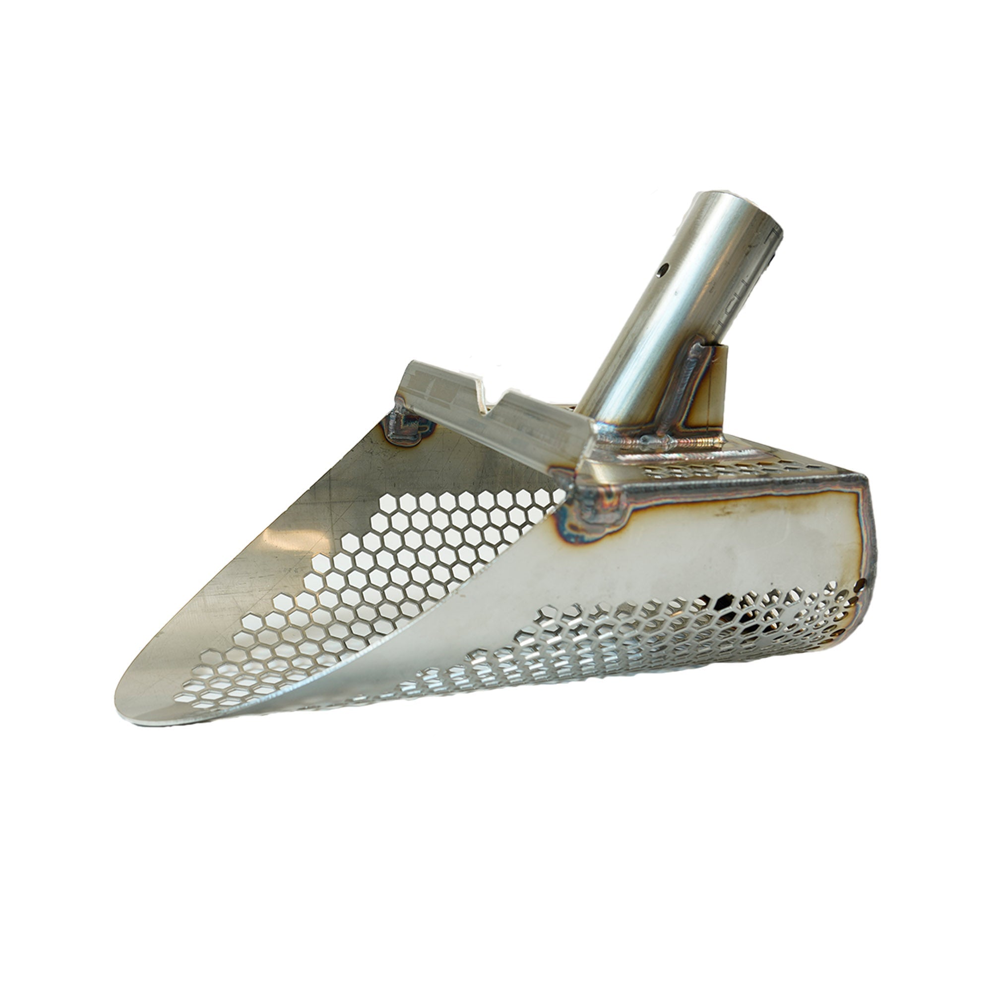 T-Rex 6.5" Wide Wet Stainless Steel Sand Scoop with 3/8” Holes