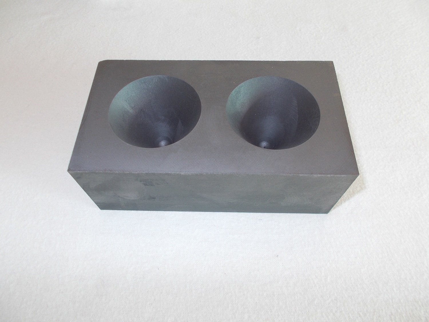 Conical Graphite Gold Two Ingot Casting Mold