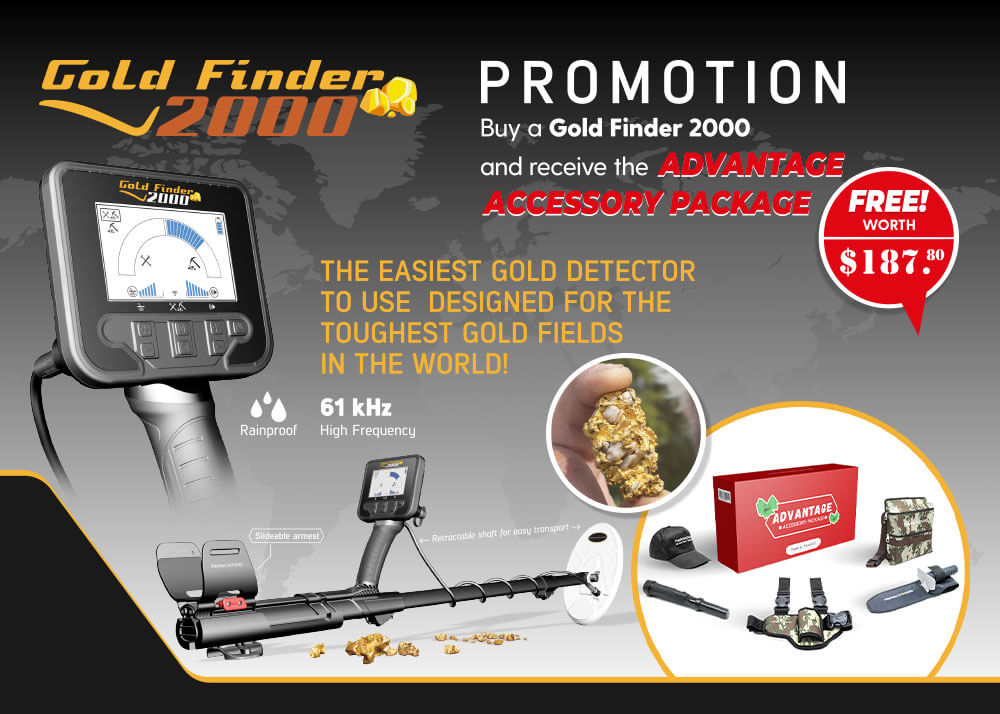 Nokta Gold Finder 2000 with Advantage Package