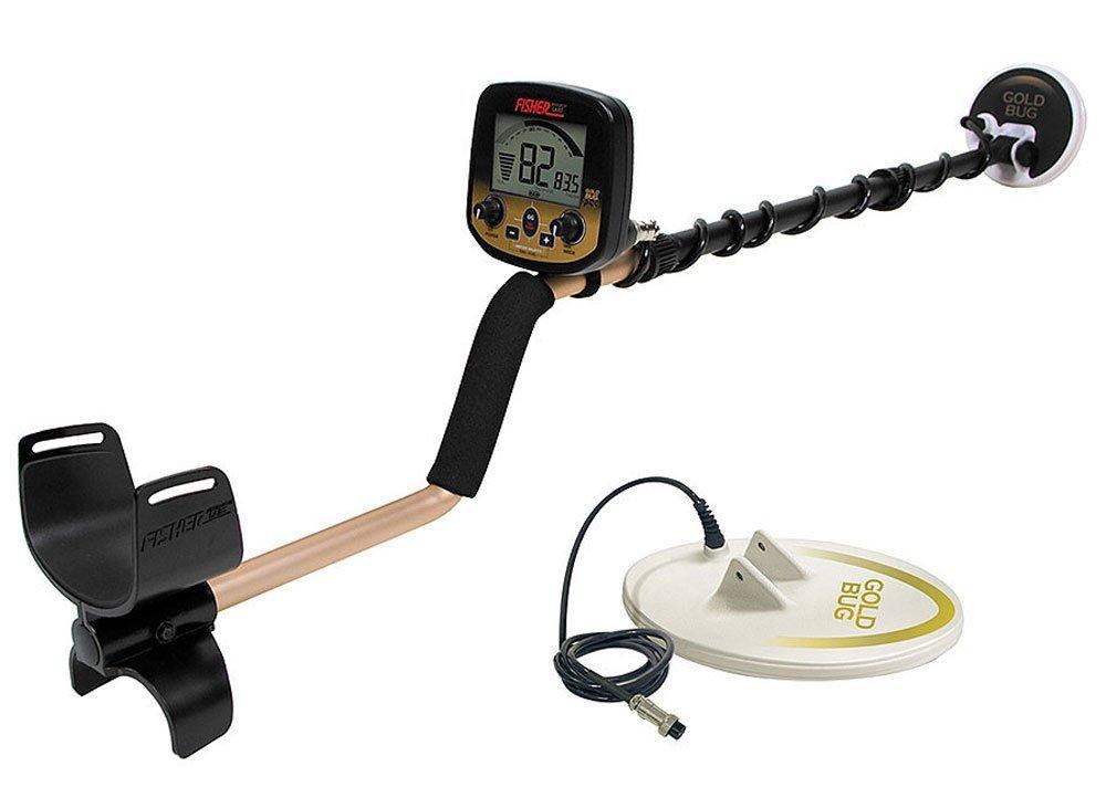 Fisher Gold Bug Pro Coil Combo Metal Detector with 5" and 10" DD Coils