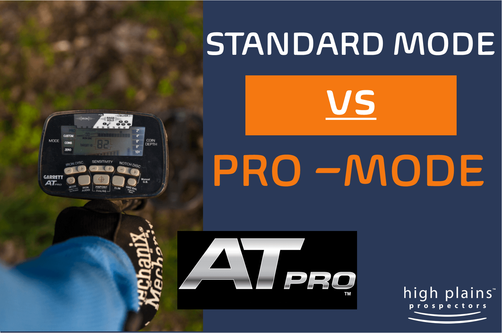 FAQ: What is the difference between the pro mode and standard mode on the Garrett AT Pro Metal Detector?