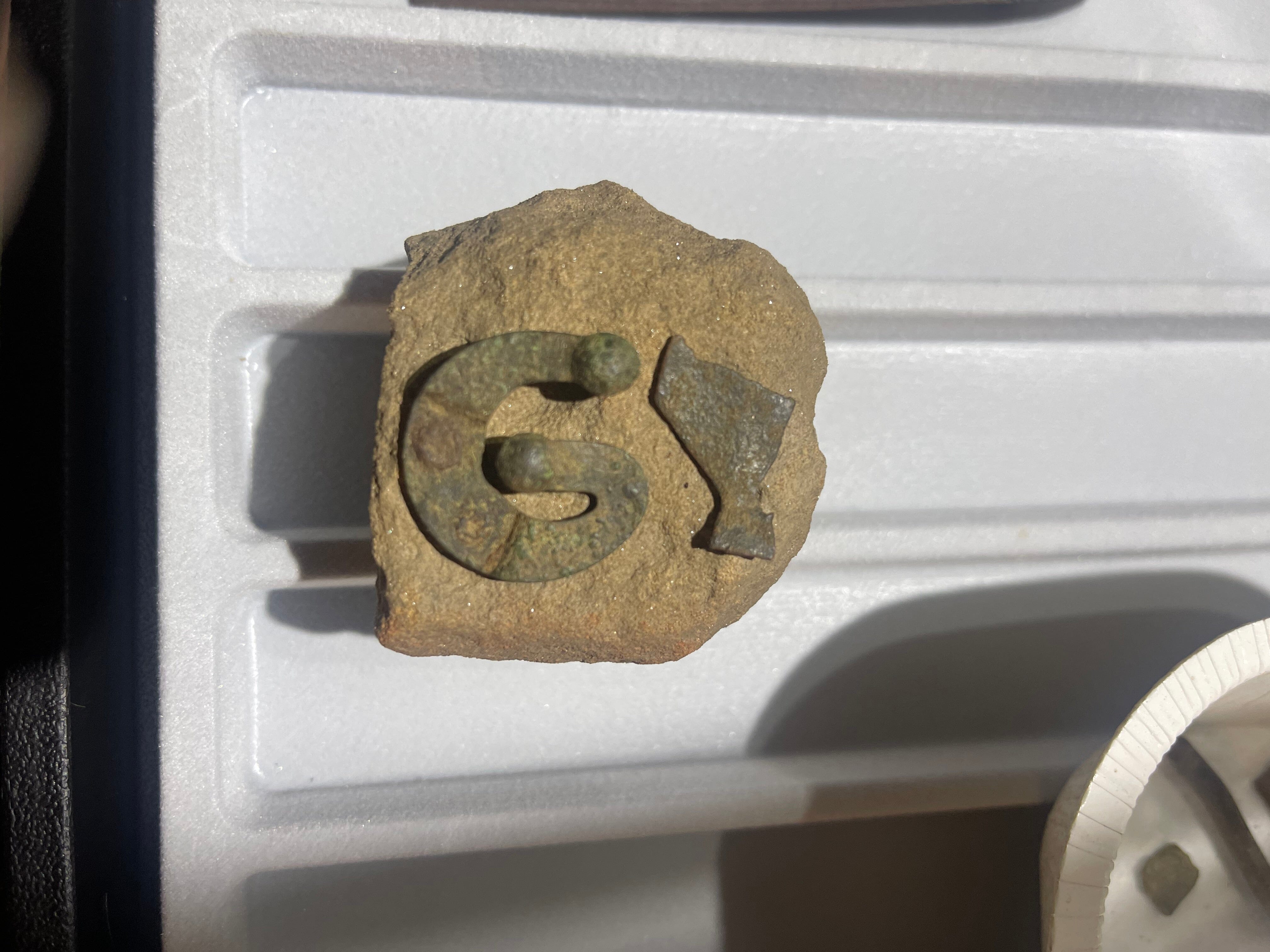 Mysterious G-Shaped Copper Piece Found, What is It?