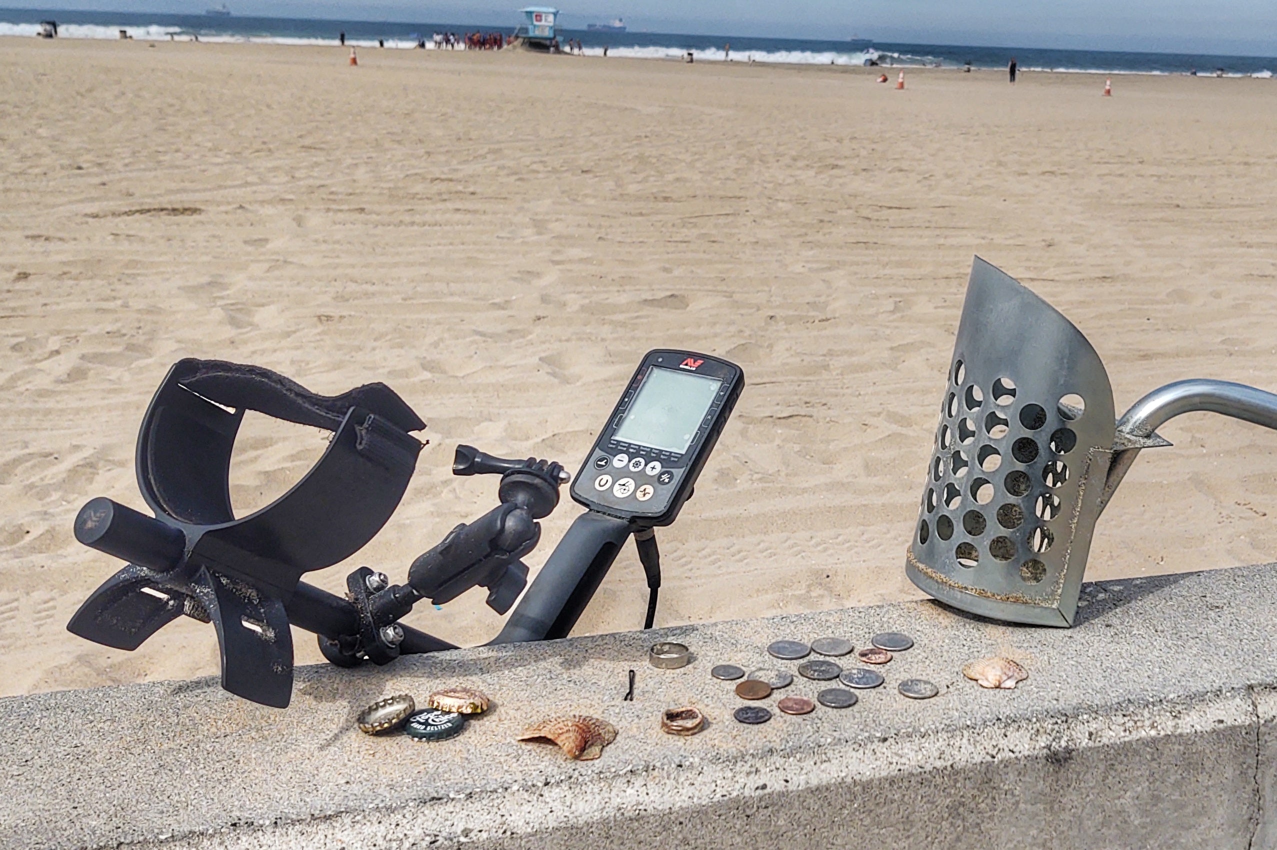 The Equinox 800 Metal Detector Excels at Hunting Saltwater Beaches - Finds Rings and Money!