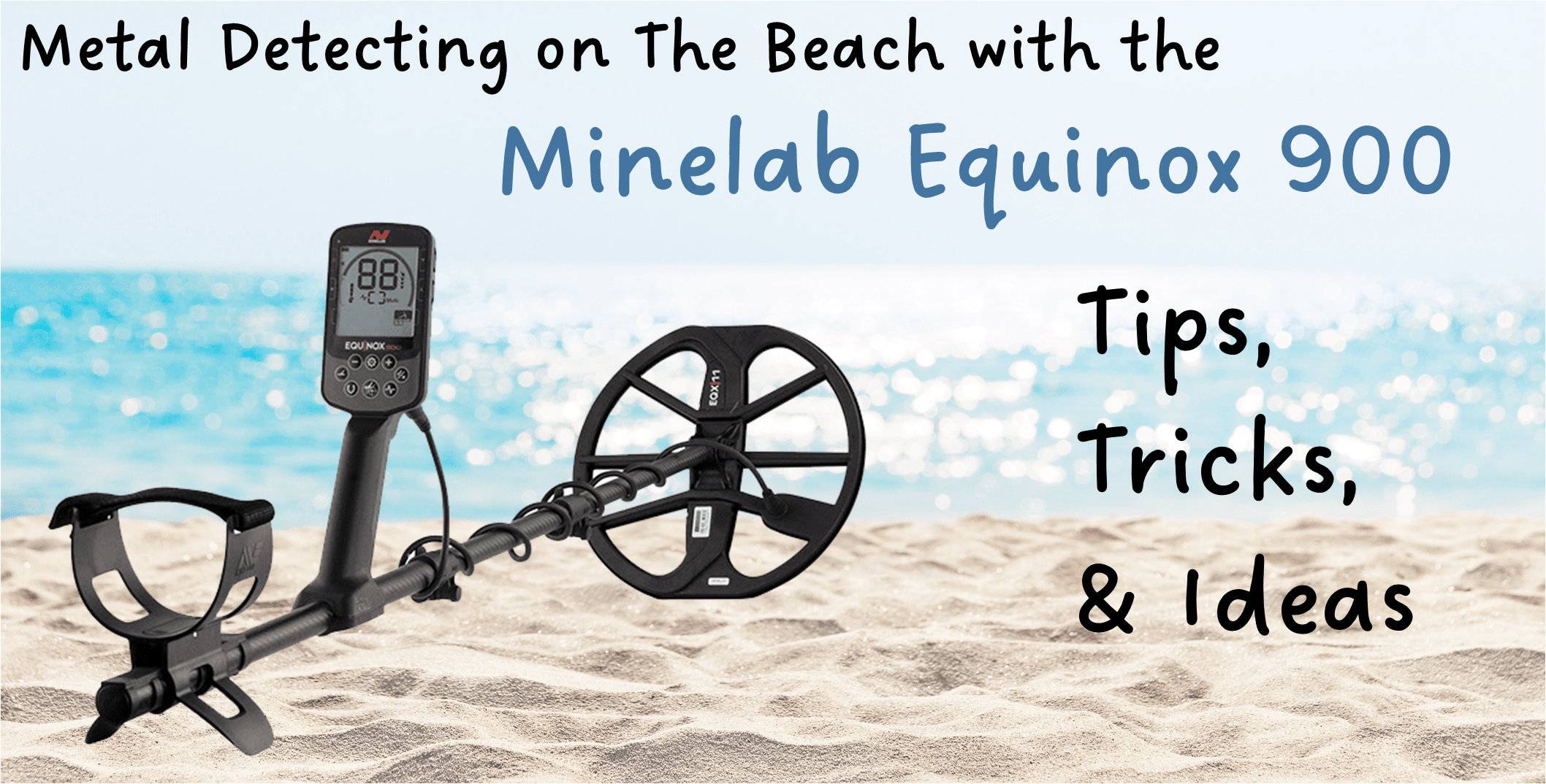 Metal Detecting on The Beach with the Minelab Equinox 900 Metal Detector