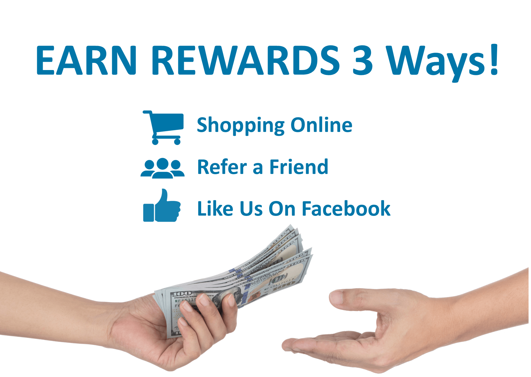 Earn Rewards 3 Ways!