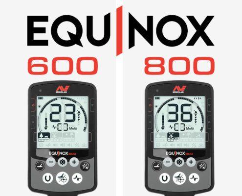 FAQ:  What is the difference between the Minelab Equinox 600 and Equinox 800?