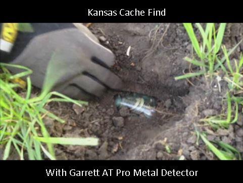Finding a Jar of Coins With Garrett AT Pro Metal Detector in Kansas