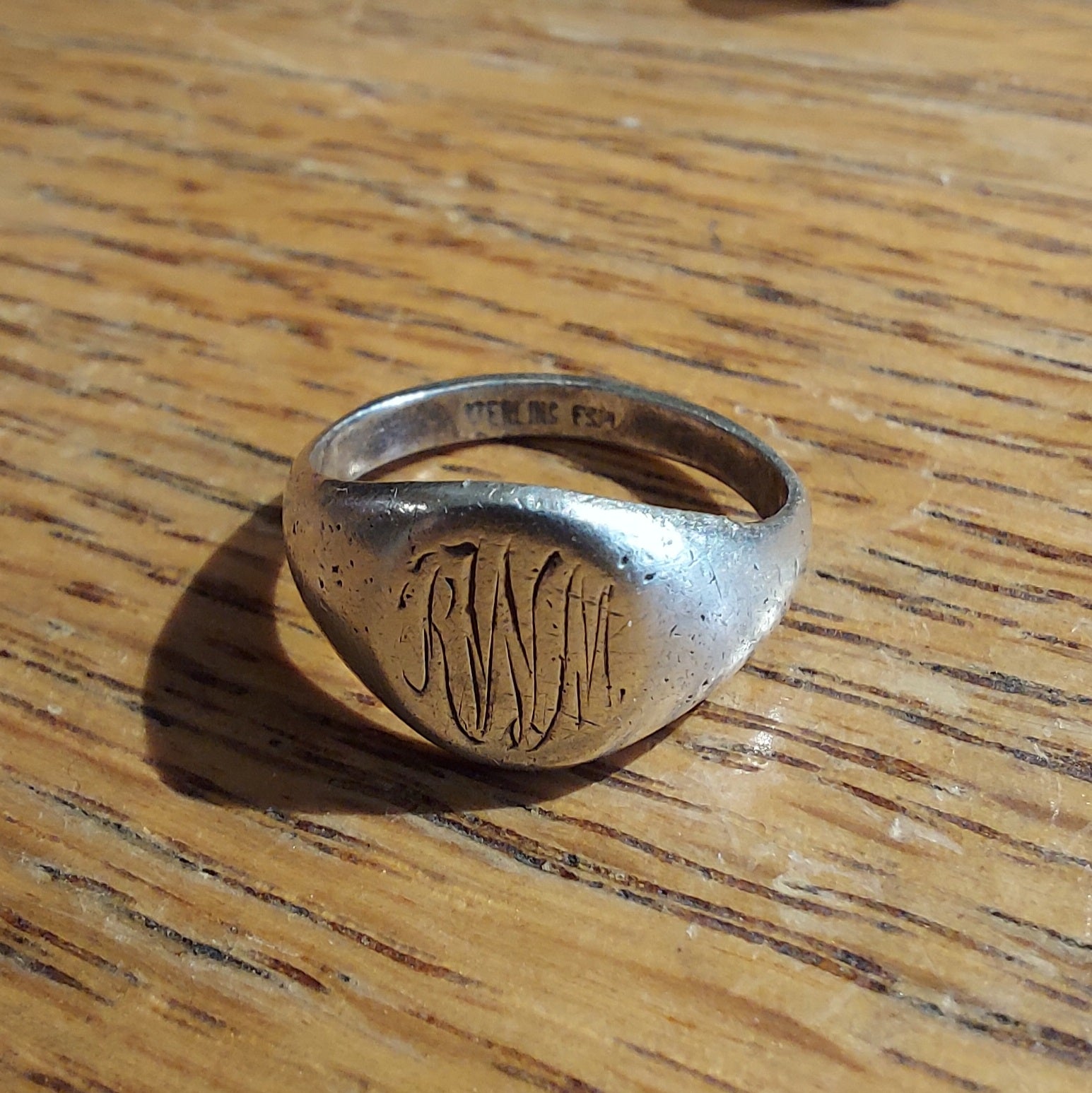 Metal Detectorist Finds Mother's Silver Monogrammed Ring 50 Years Later