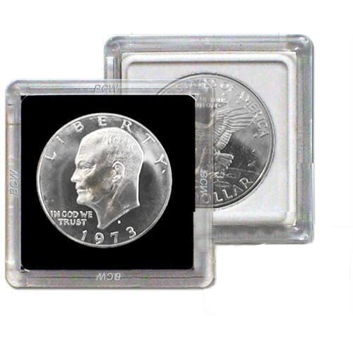 Coin Snap Plastic Coin Case Single - 7 Sizes Available