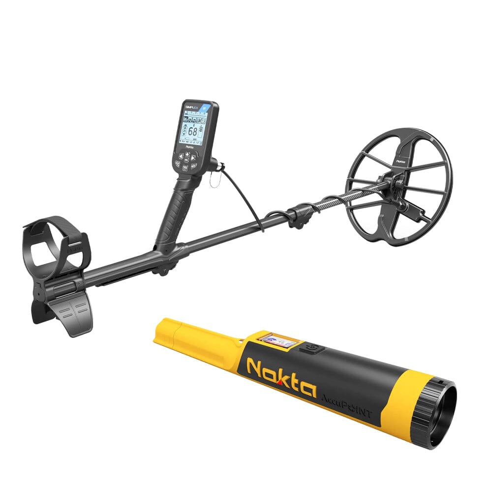 Nokta Simplex BT Metal Detector, AccuPOINT Pinpointer, Bluetooth Compatible - Summer Promo