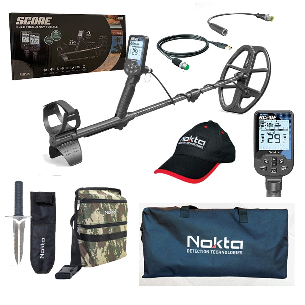 NOKTA DOUBLE Score Multi Frequency Metal Detector - NOKTA Year-End Promotion with Gear!