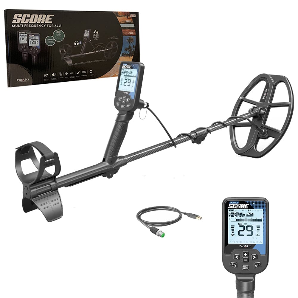 Nokta DOUBLE SCORE Metal Detector - Multifrequency For All!
