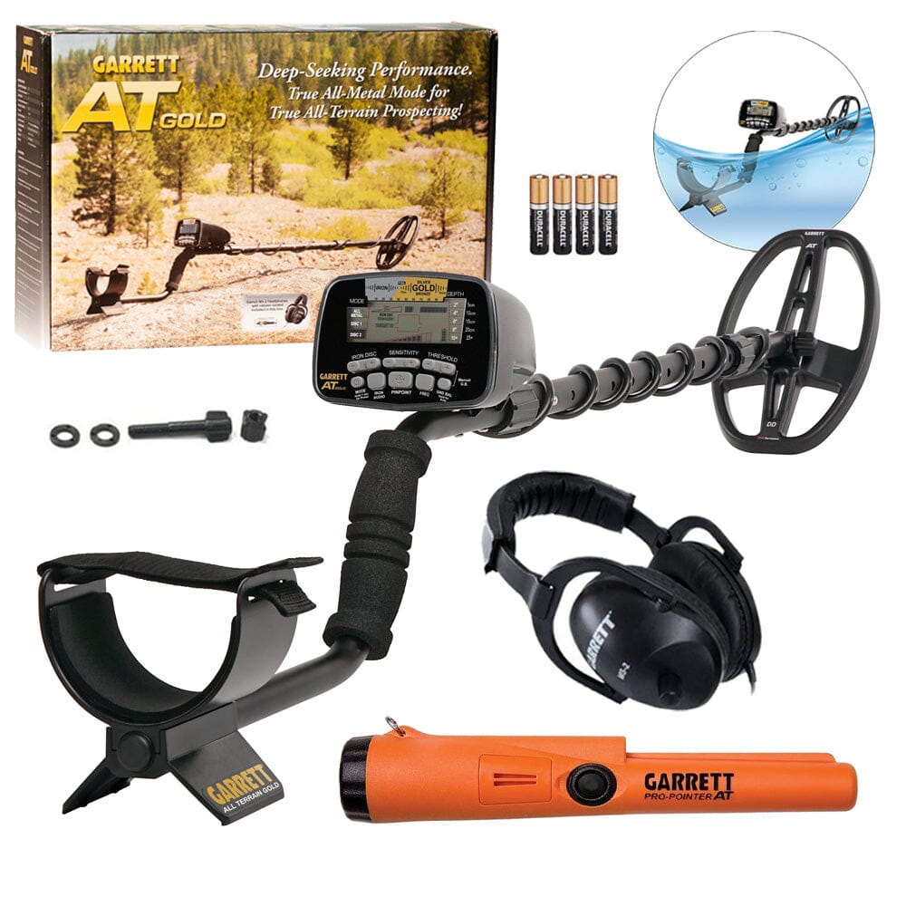 Garrett AT Gold Metal Detector with Pro Pointer AT
