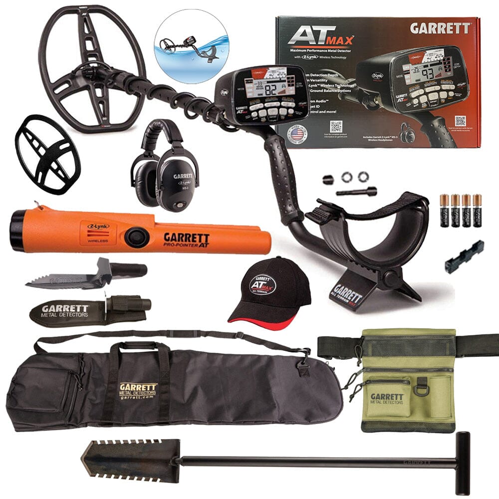 Garrett Power Razor Garrett AT Max Waterproof Metal Detector Bundle – High Plains Prospectors