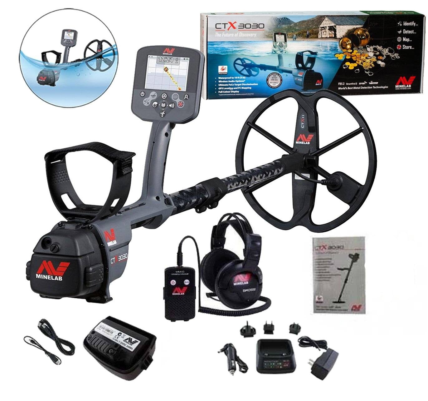 Minelab CTX 3030 Waterproof Metal Detector