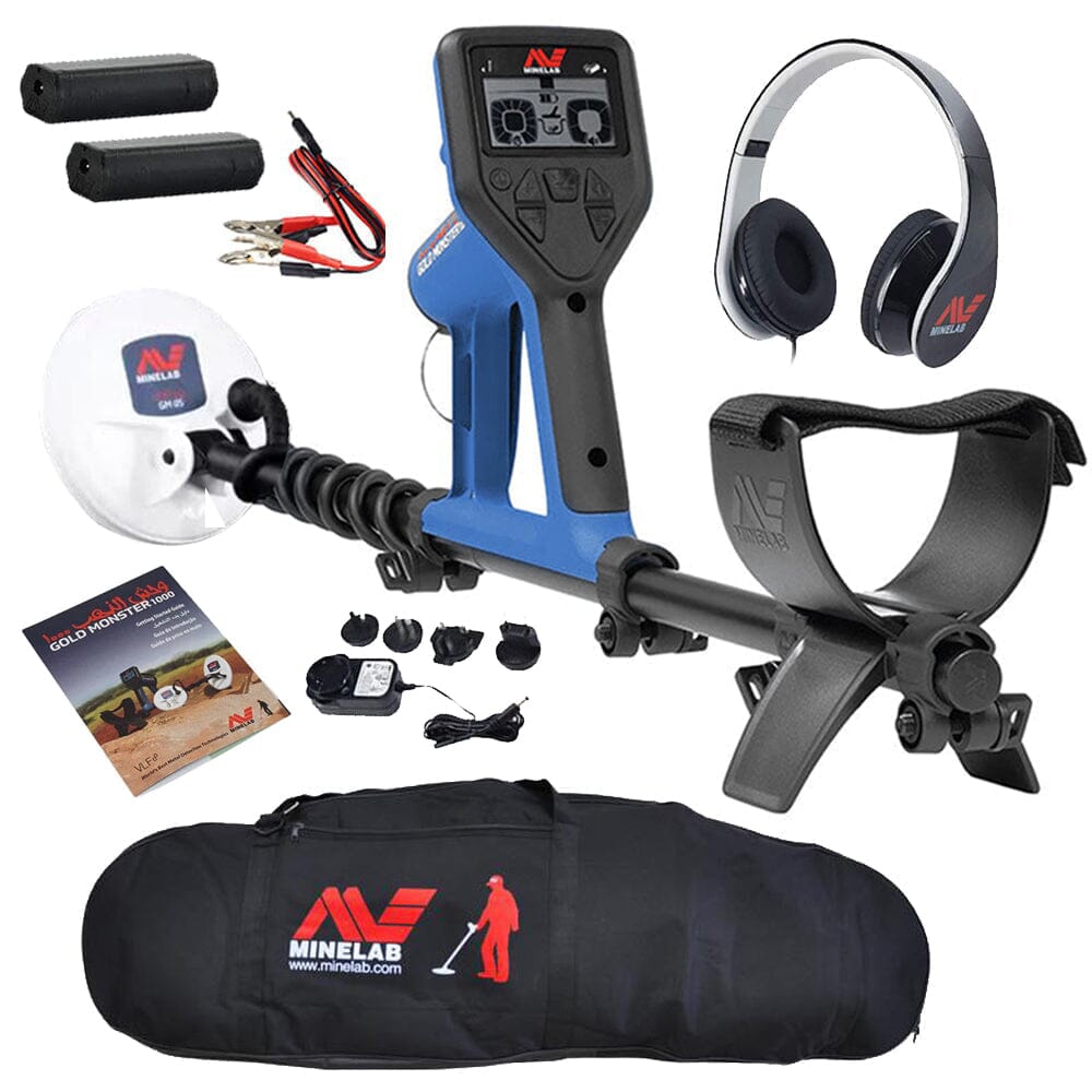 Minelab Gold Monster 1000 Metal Detector with Minelab Carrying Bag