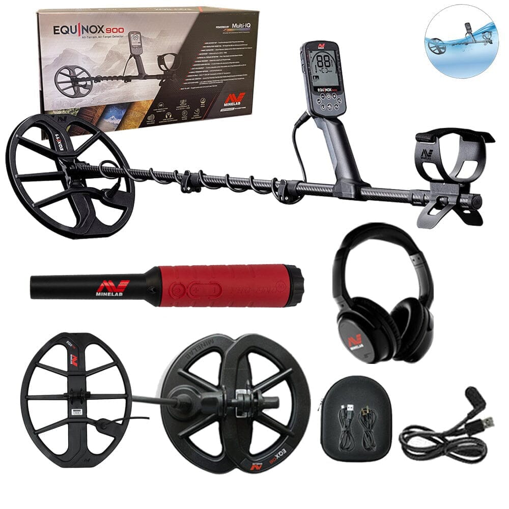 Minelab Equinox 900 Bundle with Pro-Find 40 and FREE 15" Coil