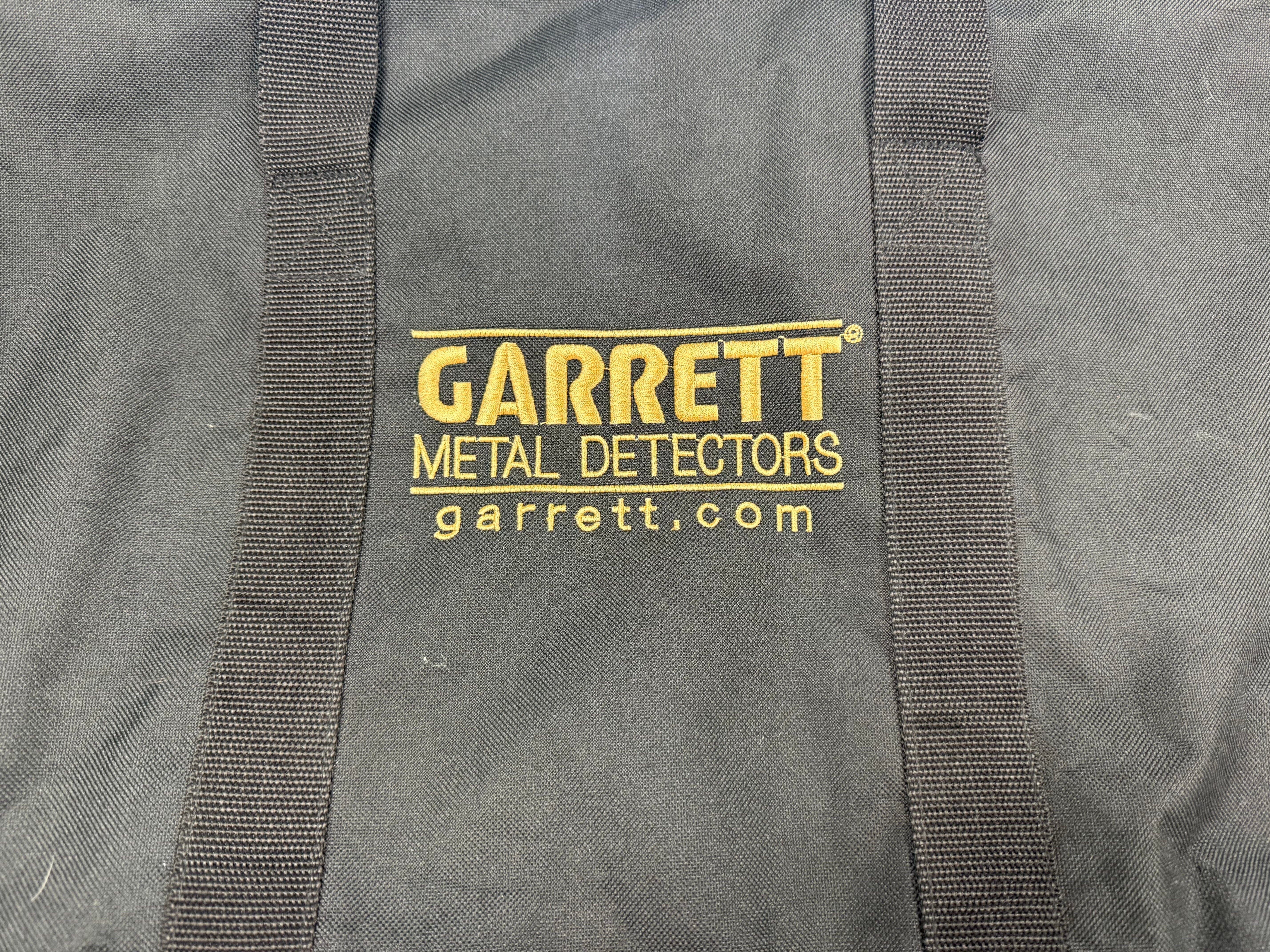 Returned slightly used Garrett New 50" All-Purpose Carry Metal Detector Bag