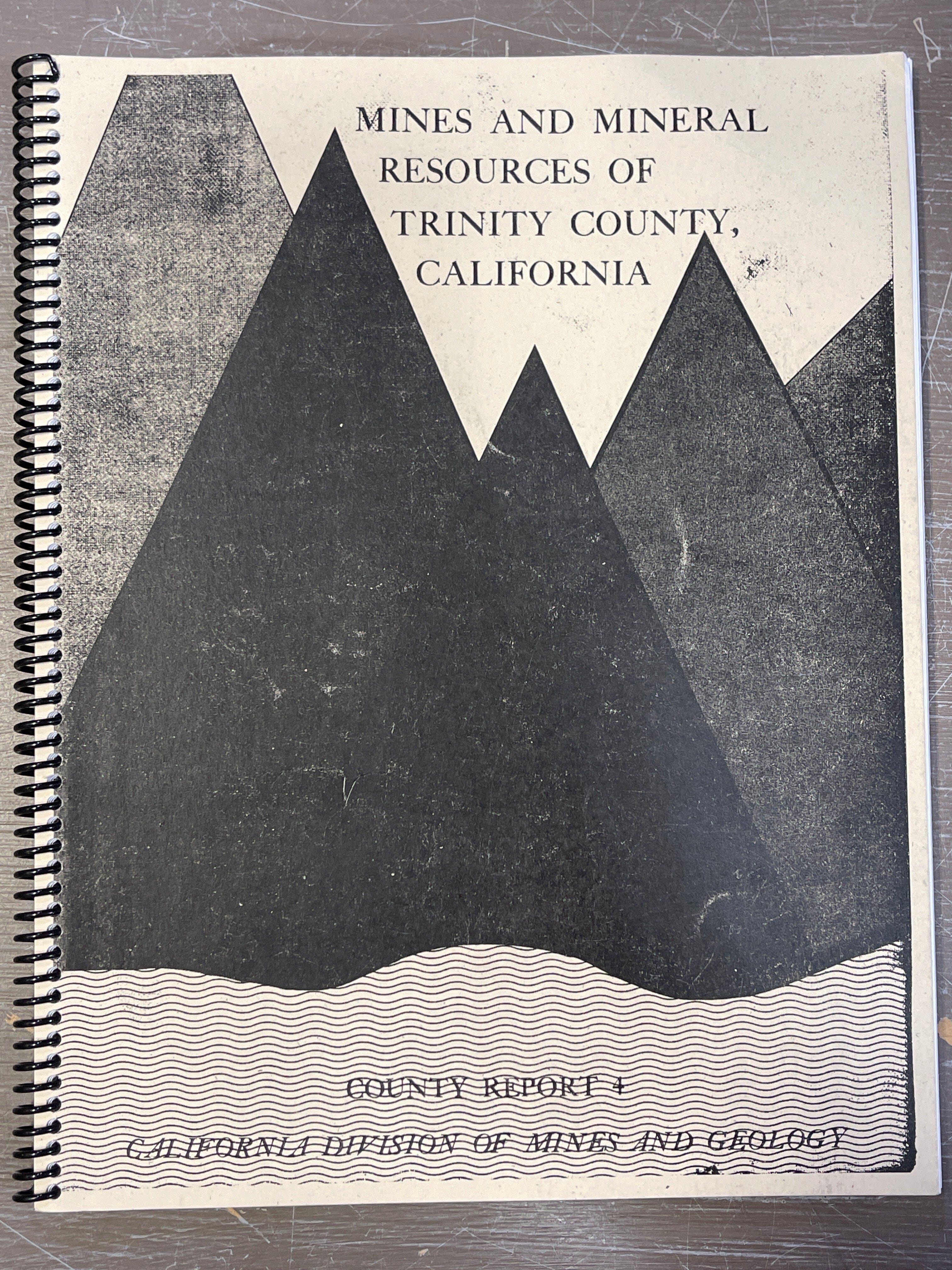 Mines and Mineral Resources of Trinity County, California