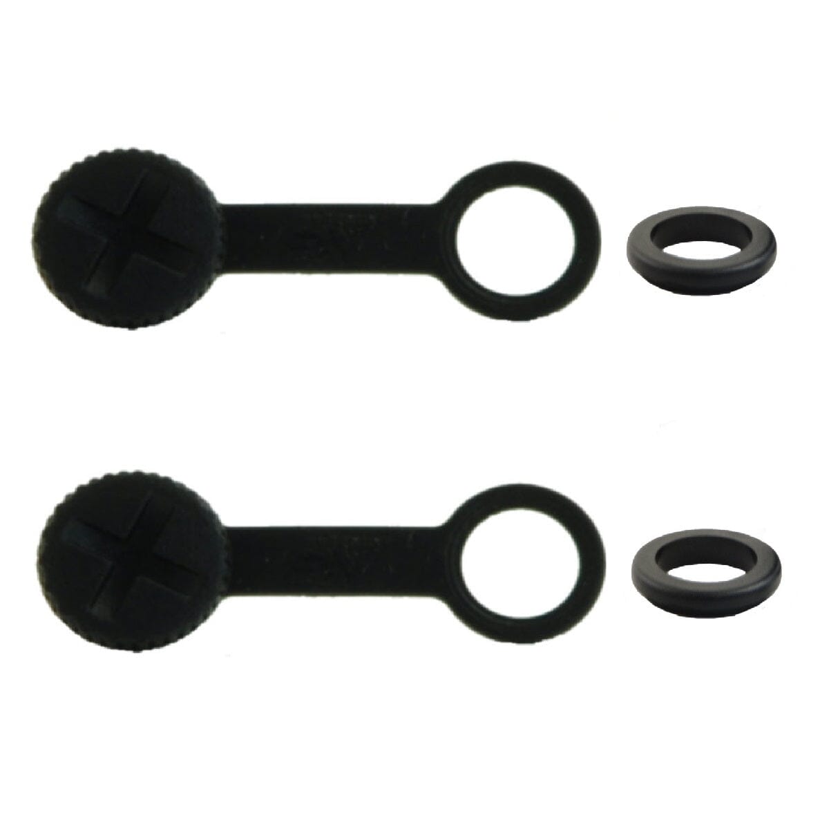 Minelab Replacement Headphone Cap and Tether - Two Pack