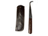 Gold Crevice Tool - Solid Metal with Rosewood Handle and Leather Sheath