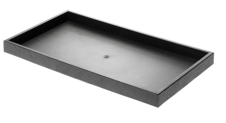 14"- 1" High Black Jeweler's ABS Plastic Display Tray