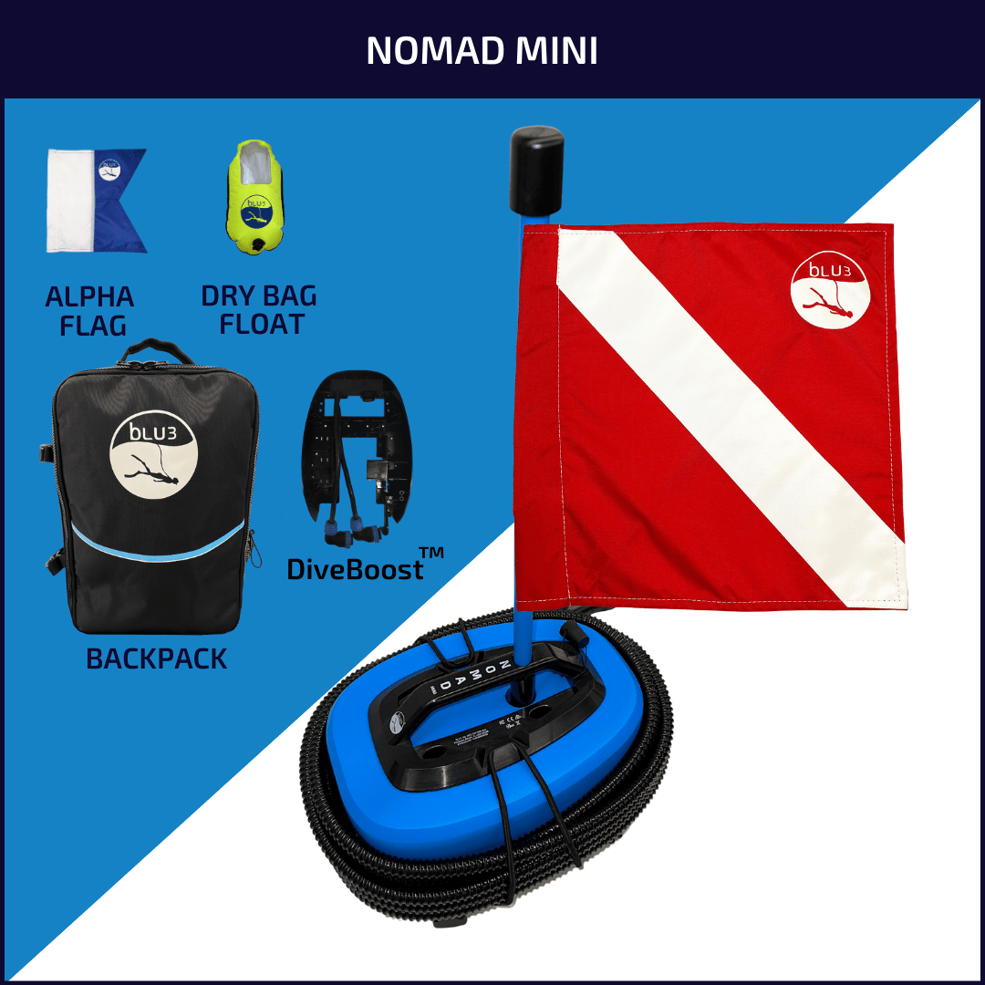 BLU3 Nomad Mini Portable Tankless Dive System – High Plains Prospectors