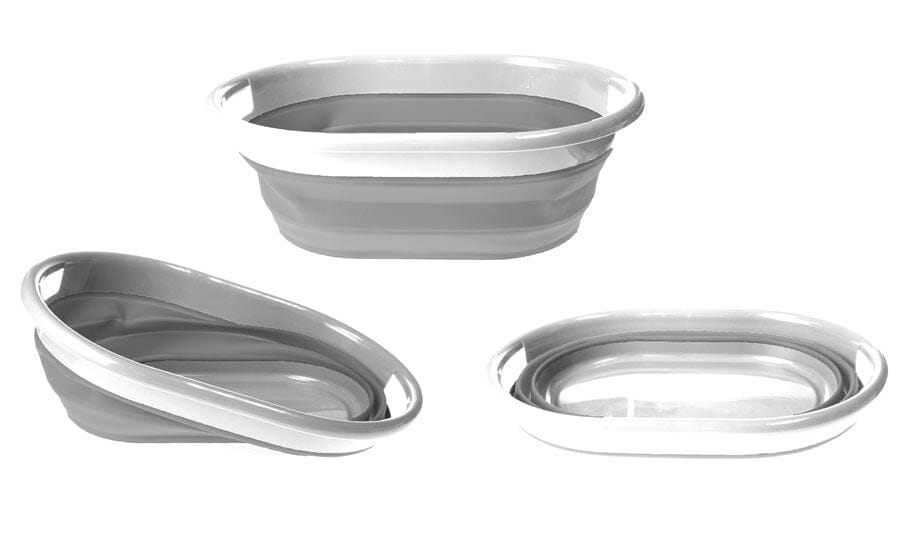 Gold Panning Tub - Medium Collapsible White/Grey Tub (21"x 15")