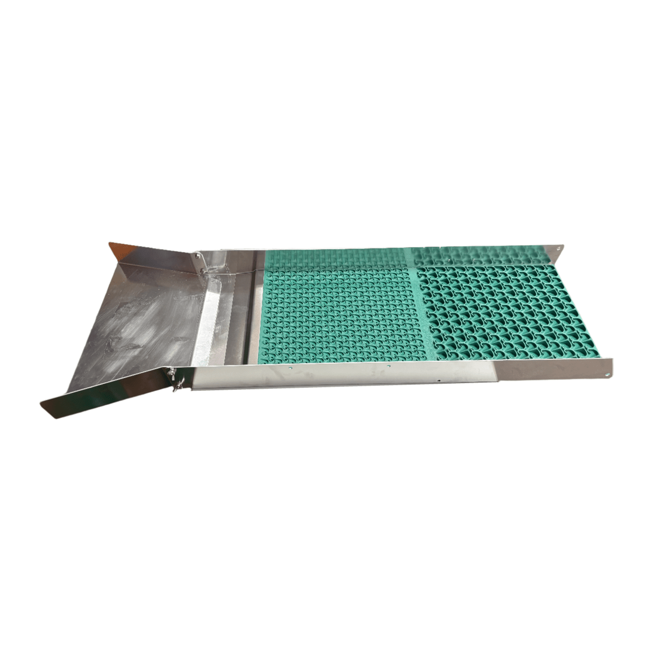 ALL NEW! 10" x 34 1/2" Sluice Box With Flare & Prospector's Dream Mat