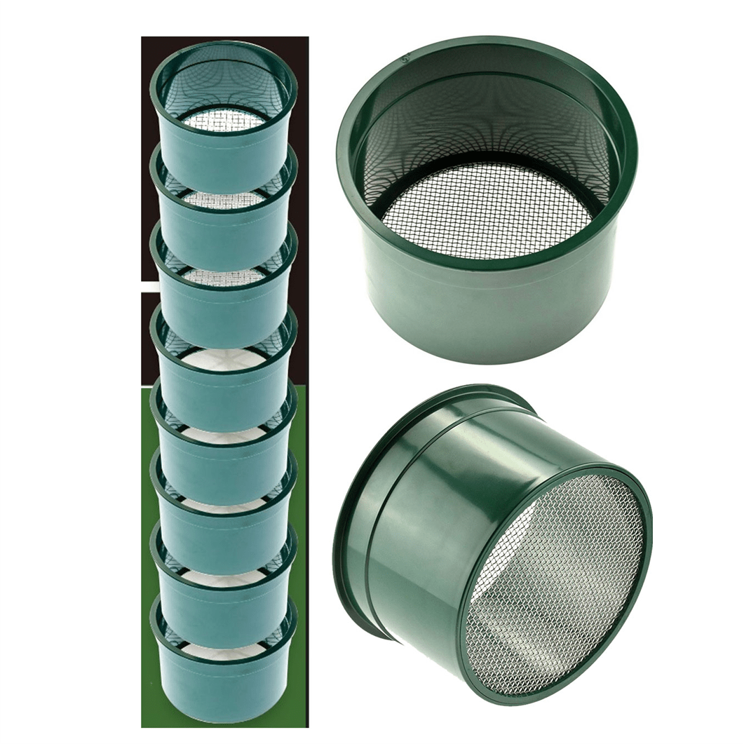 Stackable Powder Sifter 8 Piece, 6-Inch Green Mini Stackable Classifiers/Sifters – High Plains ...