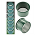 8 Piece, 6-Inch Green Mini Stackable Classifiers/Sifters