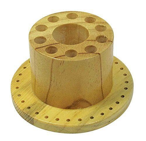 Pine Wood Tools Stand ( 4-1/2" x 2-1/2")