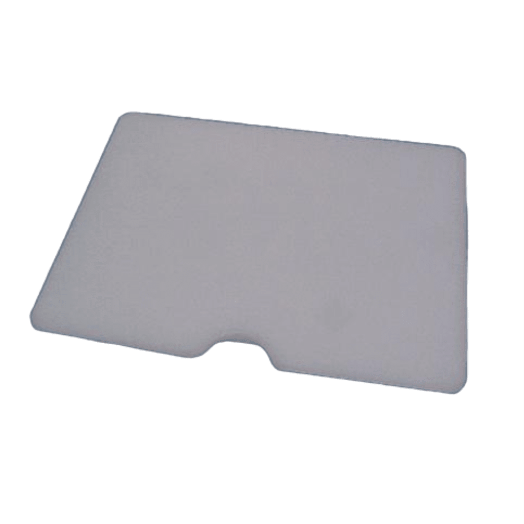Small White Polyethylene Cutting Board 6" x 8" x 38"