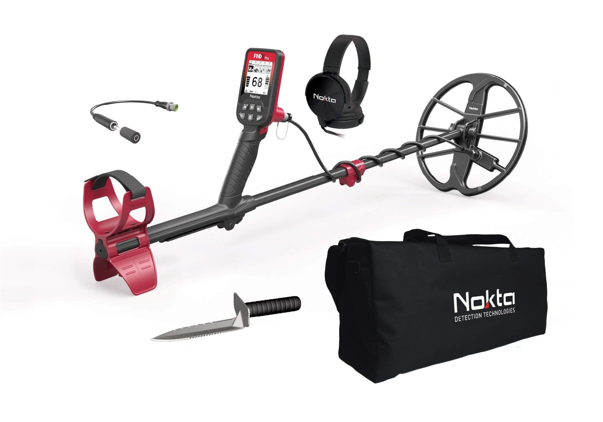 Nokta FINDX PRO Waterproof Metal Detector with 11" Search Coil and Starting Gear
