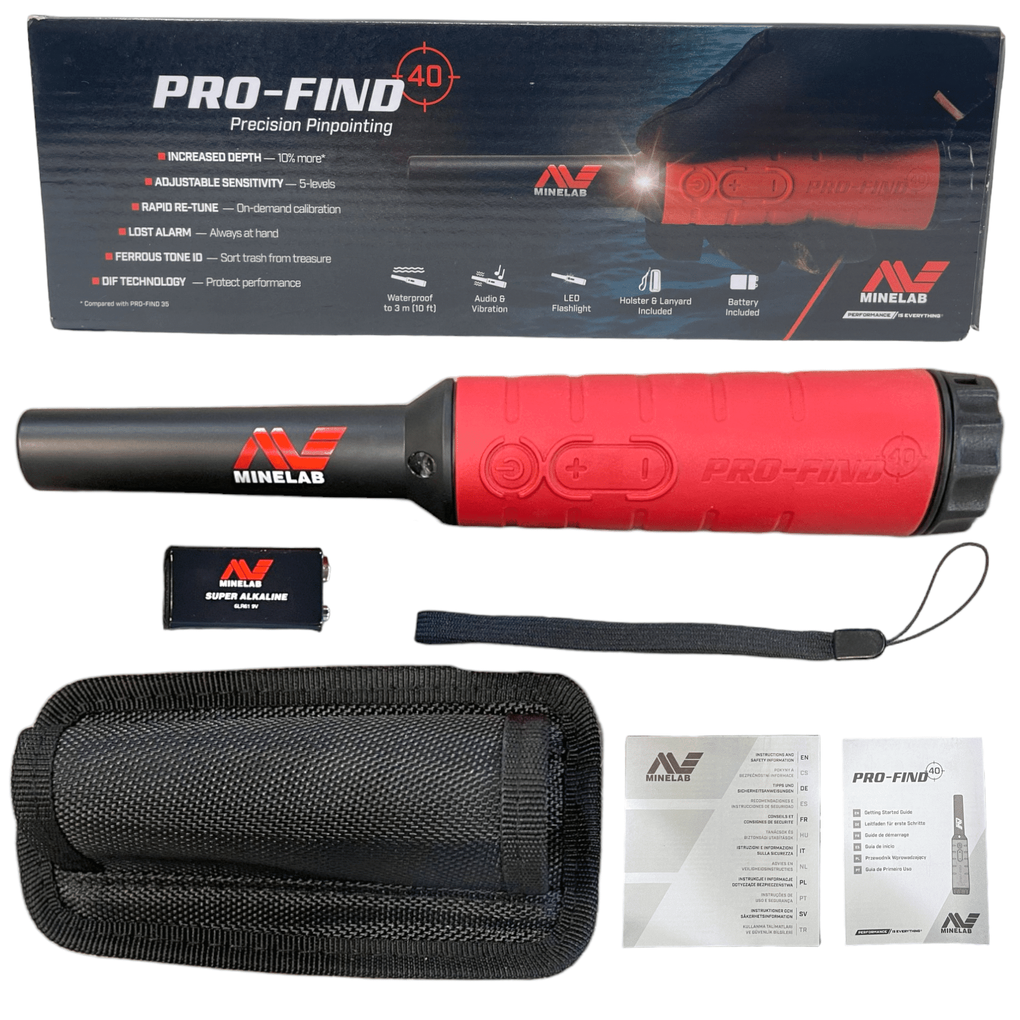 Minelab Pro Find 40 Pinpointer Metal Detector