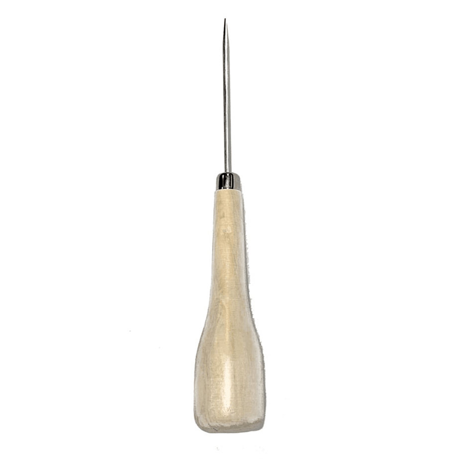 8" Jewelers Scratch Awl with Wooden Handle